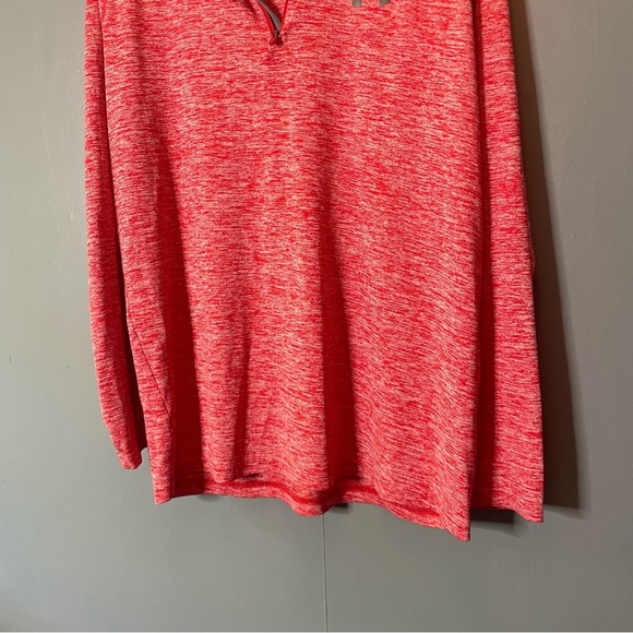 Under Armour men’s heathered Red Pullover quarter zip size medium - Picture 4 of 8
